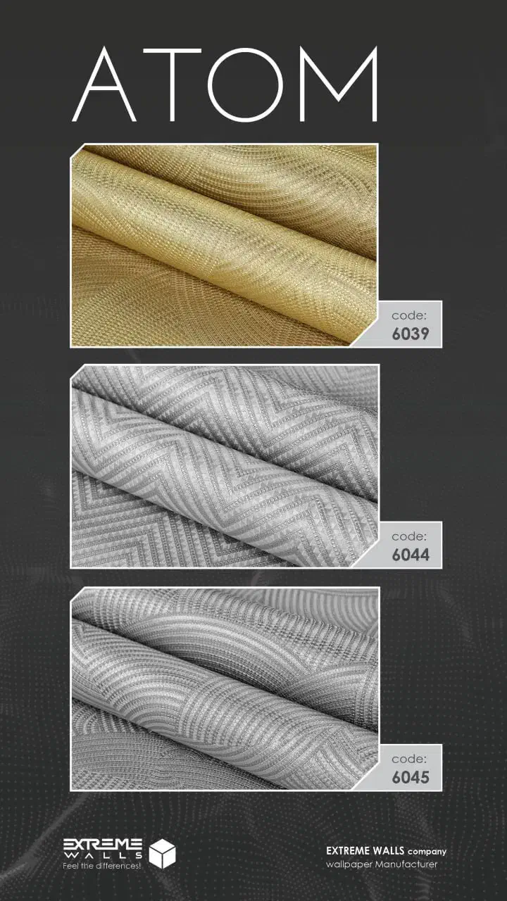 کاغذ دیواری آلبوم اتم Atom|مصالح و تجهیزات ساختمان|تبریز, |دیوار