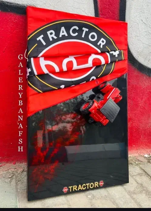 تابلو تراکتور رزینی طرح خارجی|تابلو، نقاشی، عکس|خواجه, |دیوار