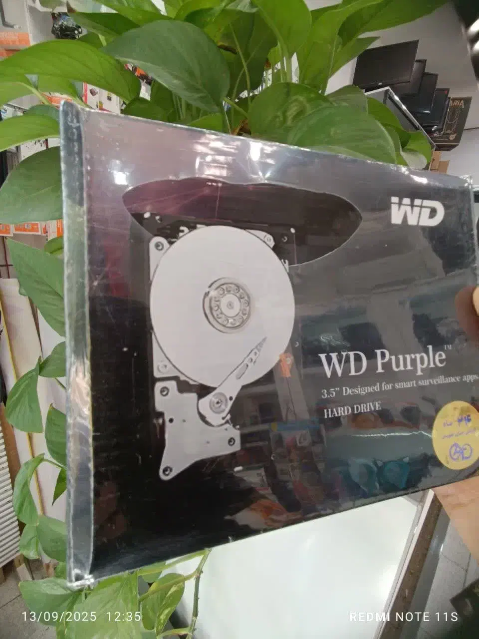 هارد۲ترا بایت وسترن دیجیتال بنفش دوسال گارانتی|قطعات و لوازم جانبی رایانه|قم, سالاریه|دیوار