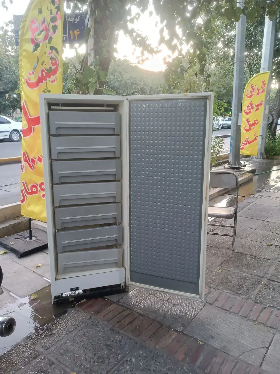 فروش فریزر 7کشاب با برفک مدل پارس بدون مشکل|یخچال و فریزر|شیراز, شهرک ولیعصر|دیوار