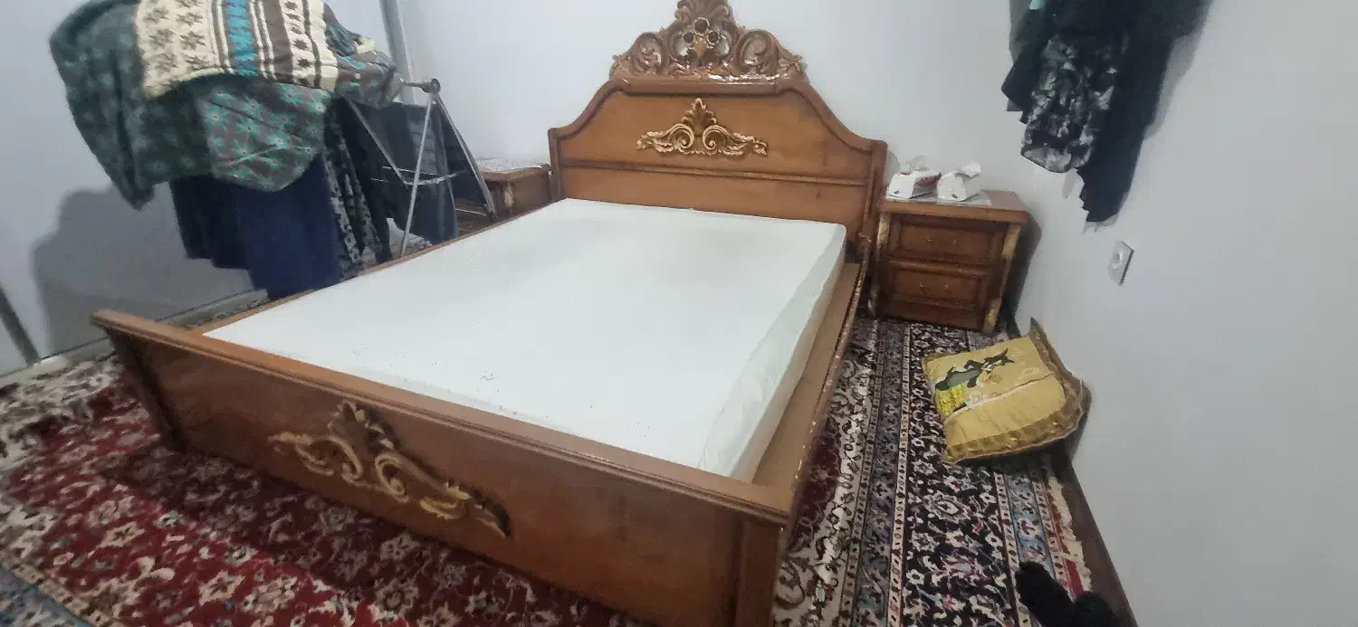 تخت خواب نوجوان وبزرگسال|تخت و سرویس خواب|خرم‌آباد, |دیوار