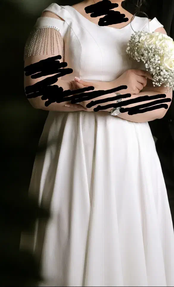 پیراهن بلند سفیدساده|لباس|رشت, نیکمرام|دیوار