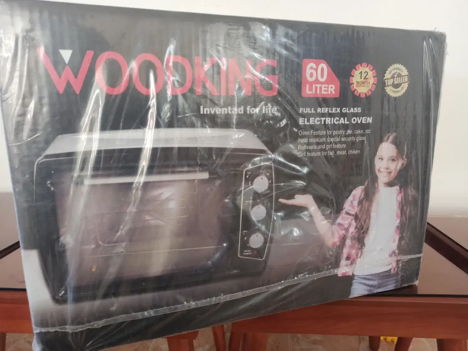 تستر ۶۰ لیتری woodking|اجاق گاز و لوازم برقی پخت‌وپز|پرند, فاز ۴|دیوار