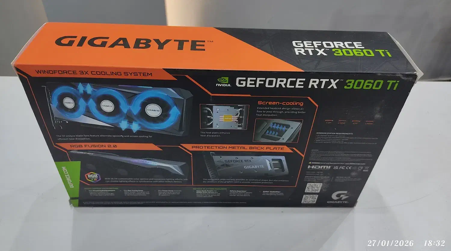 کارت گرافیک 3060 ti گیگابایت 3 فن|قطعات و لوازم جانبی رایانه|تبریز, |دیوار