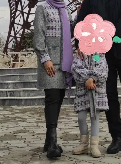 ست مادر و دختر شنل بافت|لباس|تهران, تهرانسر مرکزی|دیوار