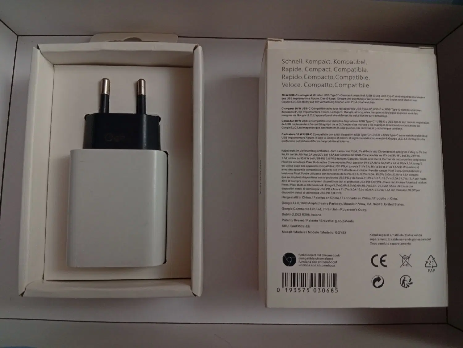 شارژ اصلی گوگل 30 وات USB-C|لوازم جانبی موبایل و تبلت|تهران, زاهد گیلانی|دیوار