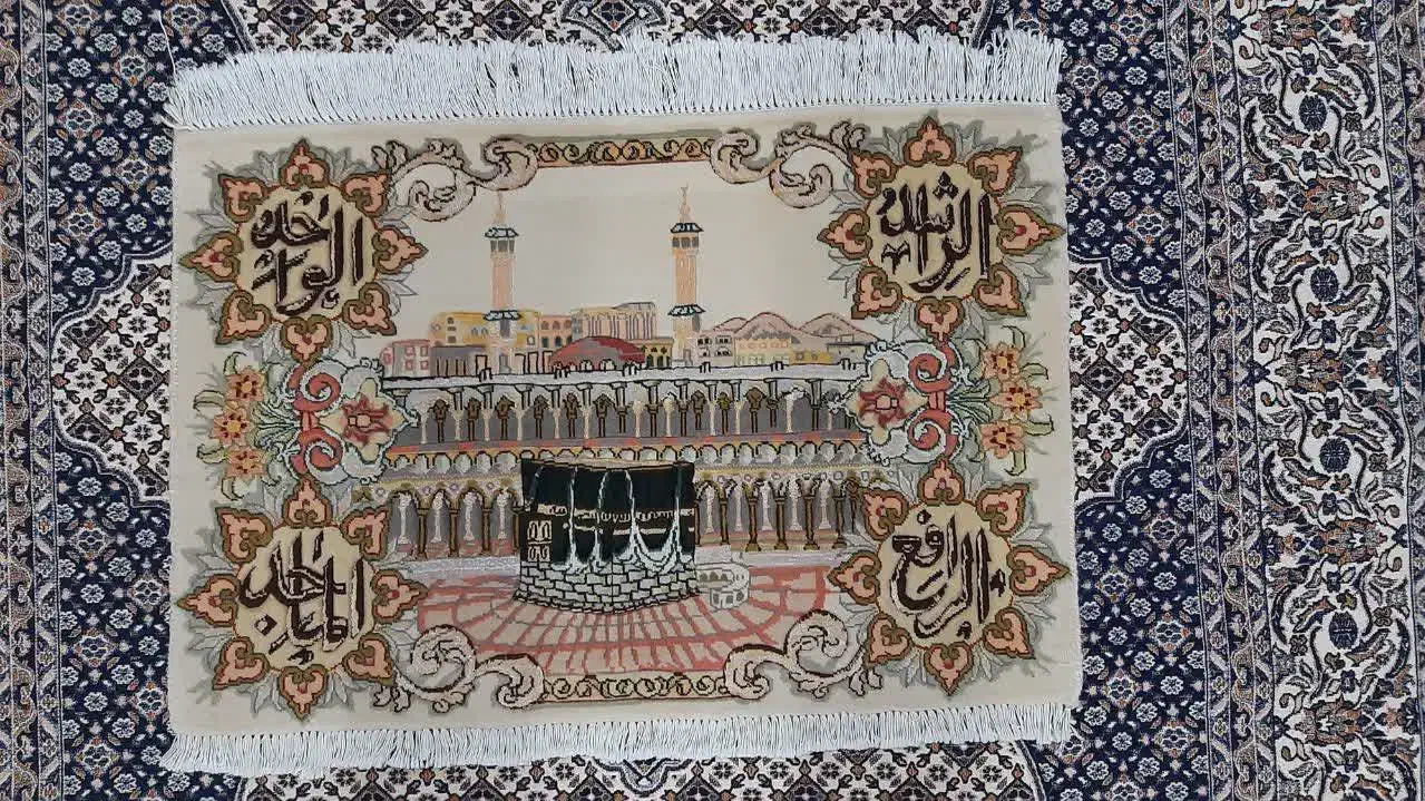 فروش تابلو فرش طرح کعبه|تابلو فرش|تبریز, |دیوار