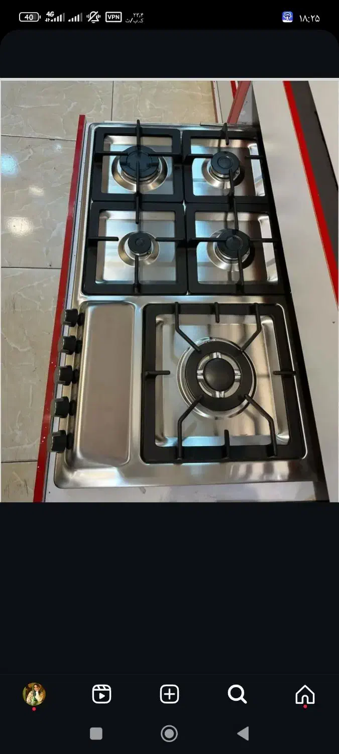 گاز فردار تمام فلز|اجاق گاز و لوازم برقی پختوپز|جوین, |دیوار