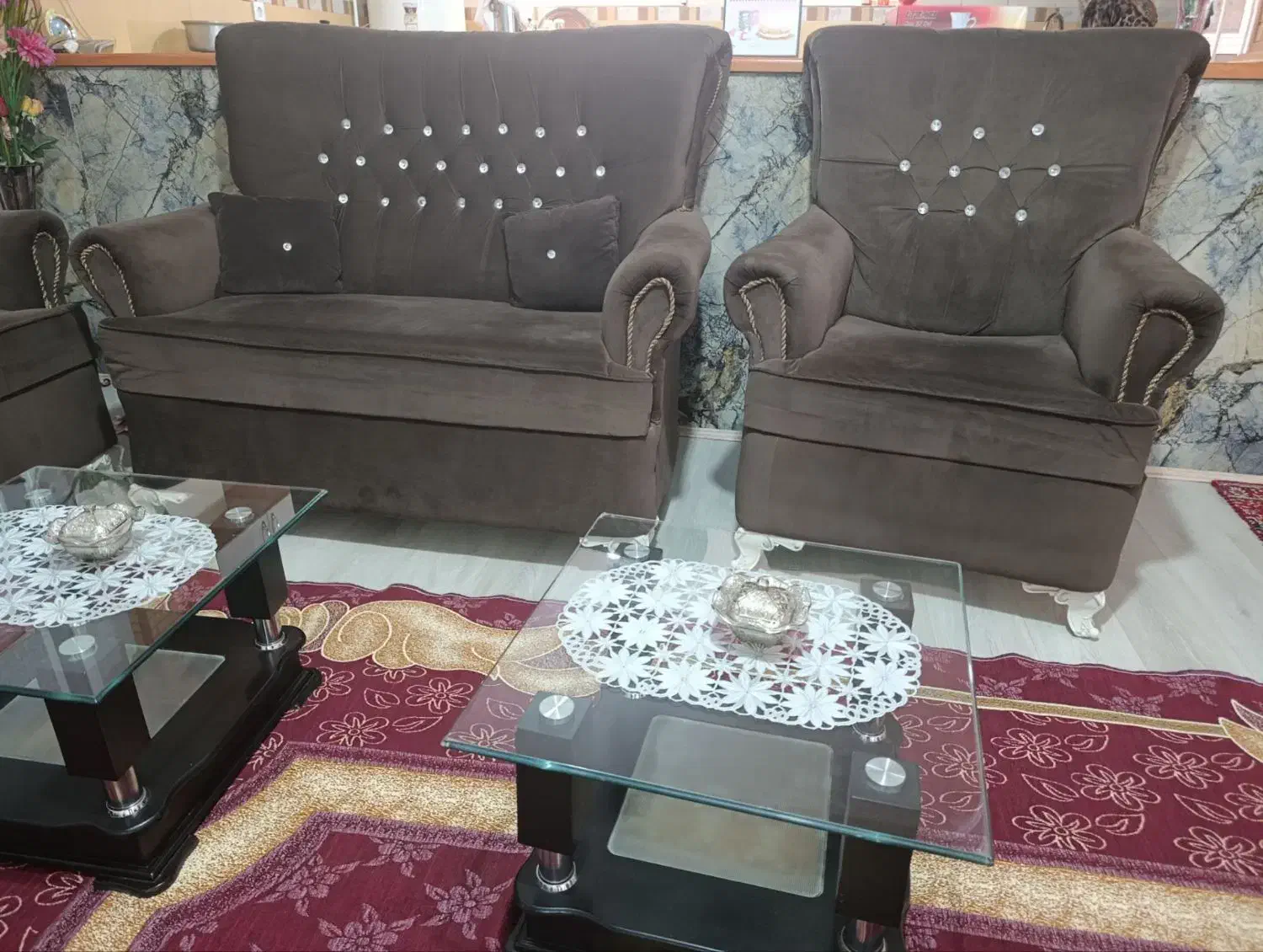 مبل|مبلمان خانگی و میز عسلی|قره ضیاالدین, |دیوار