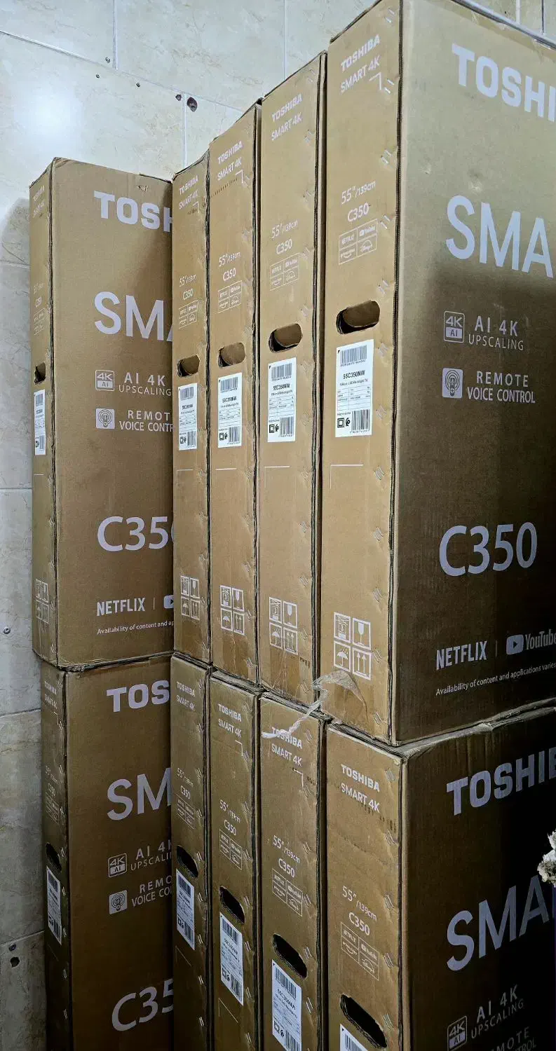 ۵۵ توشیبا ۴کا اسمارت ۲۰۲۵ فول هوشمند اسمارت|تلویزیون و پروژکتور|بندر کنگان, |دیوار