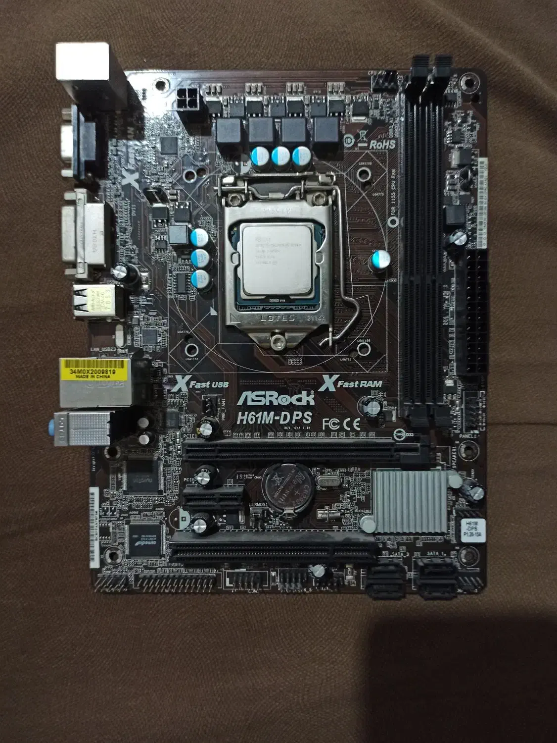 مادربرد h61m|قطعات و لوازم جانبی رایانه|همدان, |دیوار