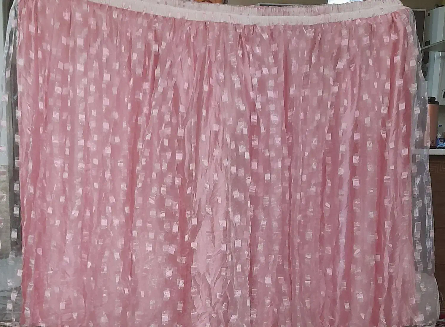 فروش پرده حریر با آستری ساتن|پرده، رانر، رومیزی|شیراز, کوشک میدان|دیوار