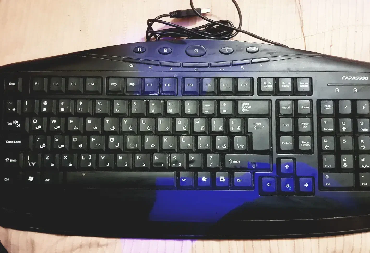 کیبورد کامپیوتر|قطعات و لوازم جانبی رایانه|تهران, باشگاه نفت|دیوار