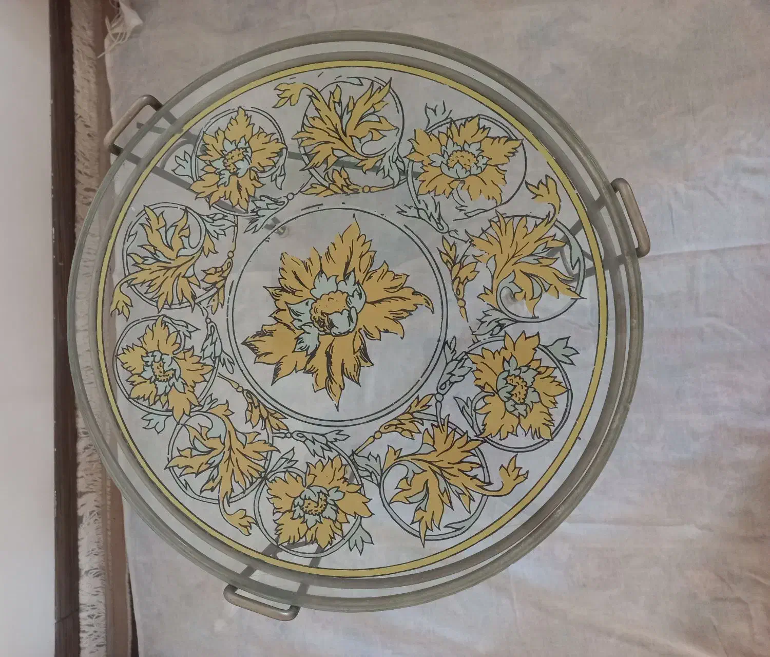 میز تلفن شیشه ای بسیار زیبا و شیک ( نو ) سالم|میز تلفن|تهران, نظامآباد|دیوار