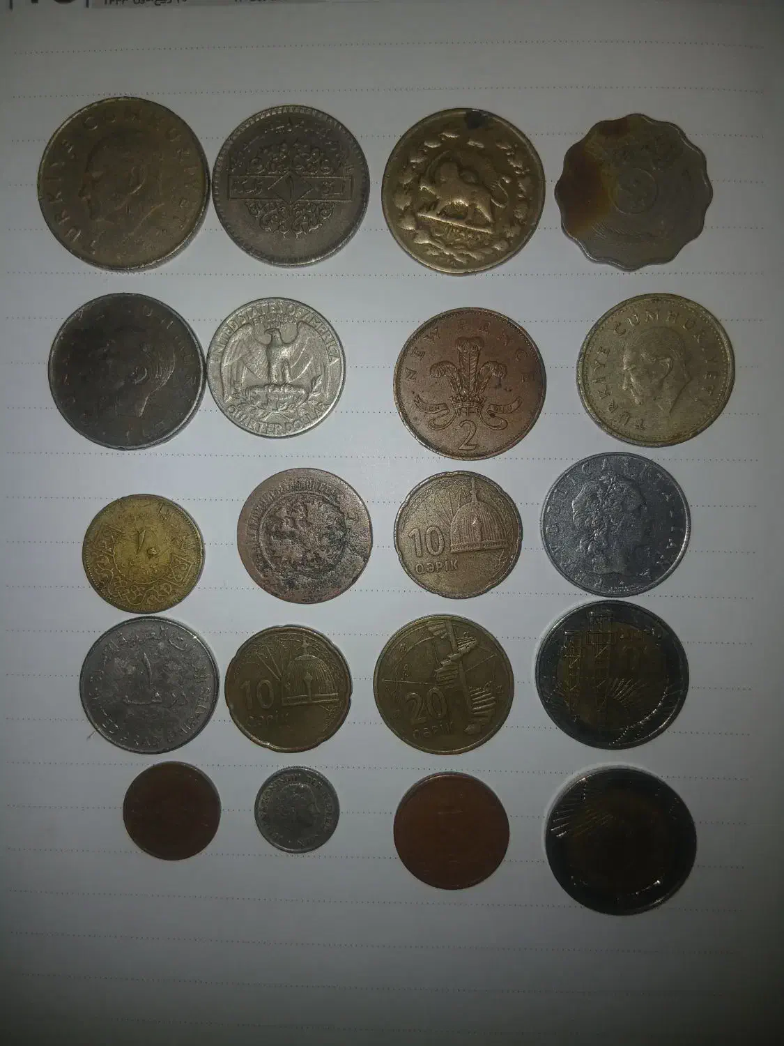 سکه های آنتیک پهلوی جمهوری|کلکسیون سکه، تمبر، اسکناس|تبریز, |دیوار