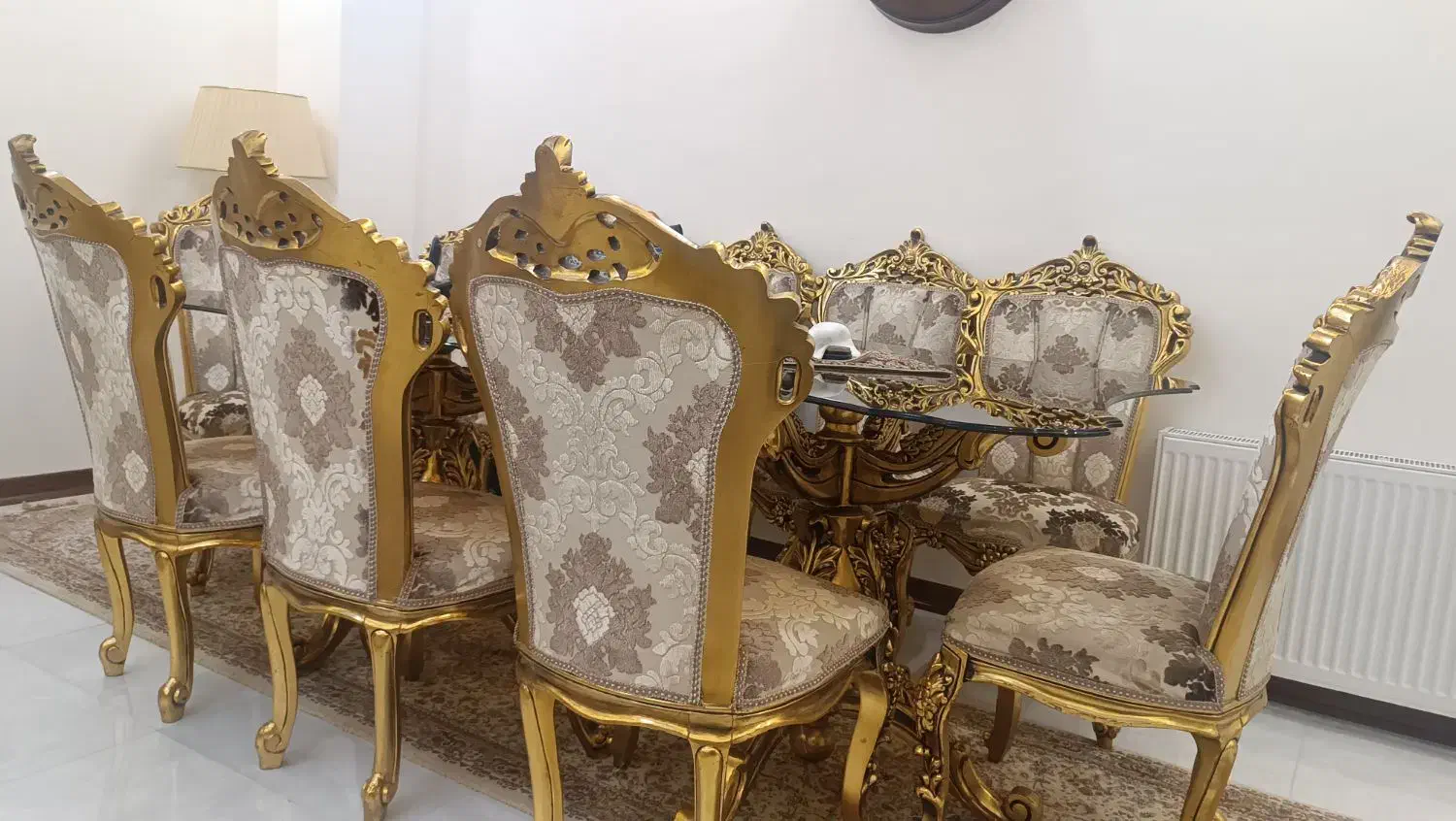 میز ناهار خوری استیل هشت نفره|میز و صندلی غذاخوری|پردیس, فاز ۸|دیوار