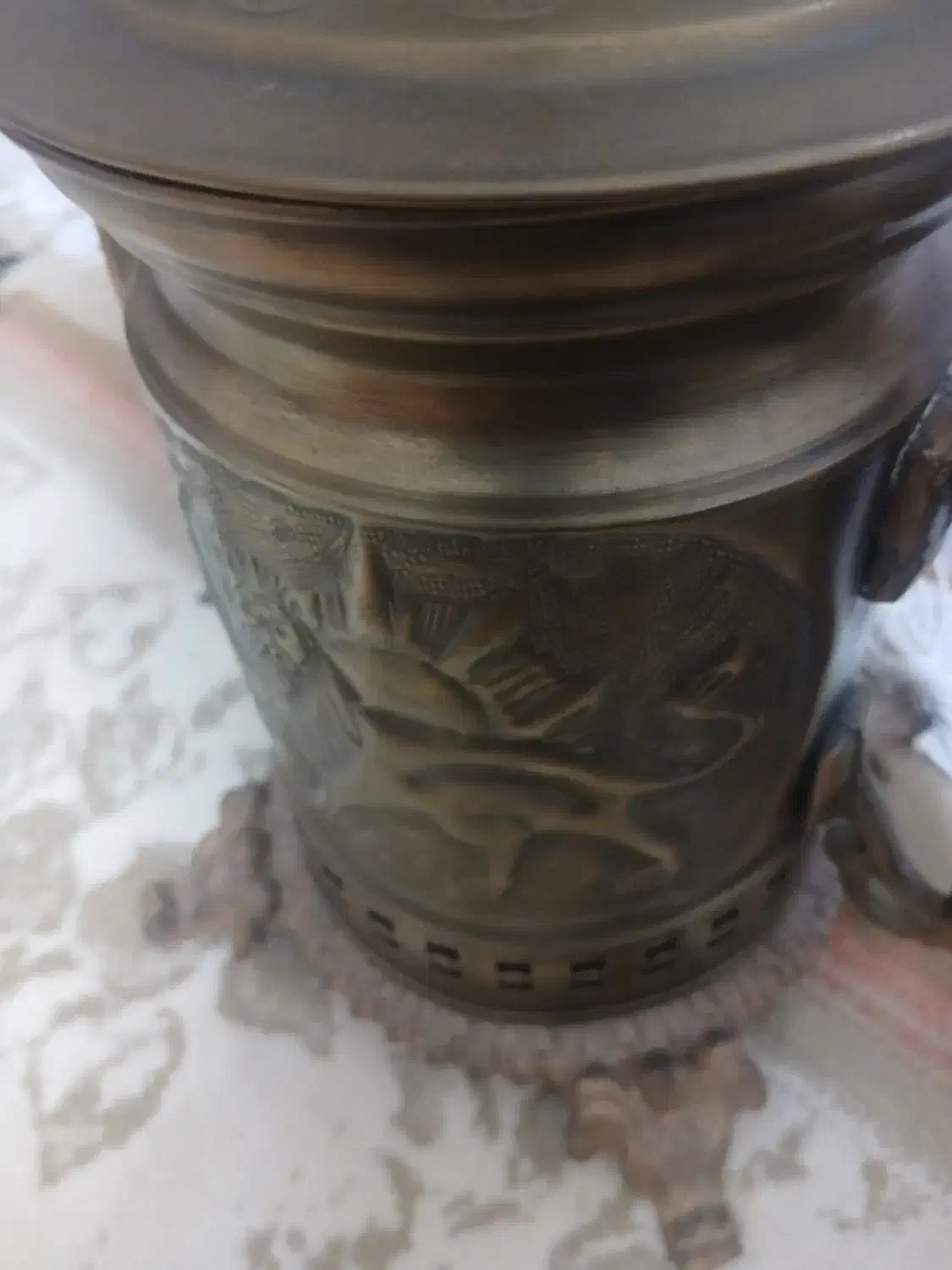 سماور  مسی 1942|کلکسیون اشیاء عتیقه|تهران, فلسطین (میدان انقلاب)|دیوار