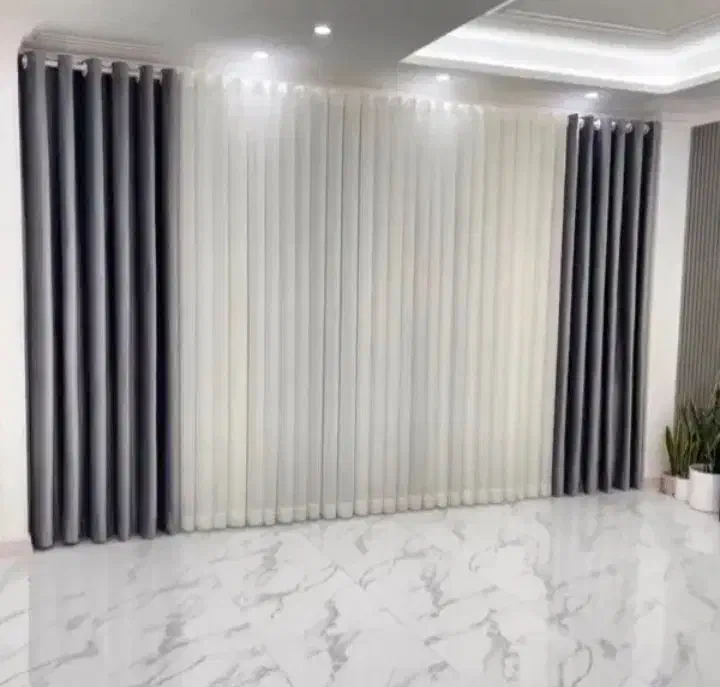 پرده جنس حریر لئو شیک وزیبا|پرده، رانر، رومیزی|قم, زاد|دیوار