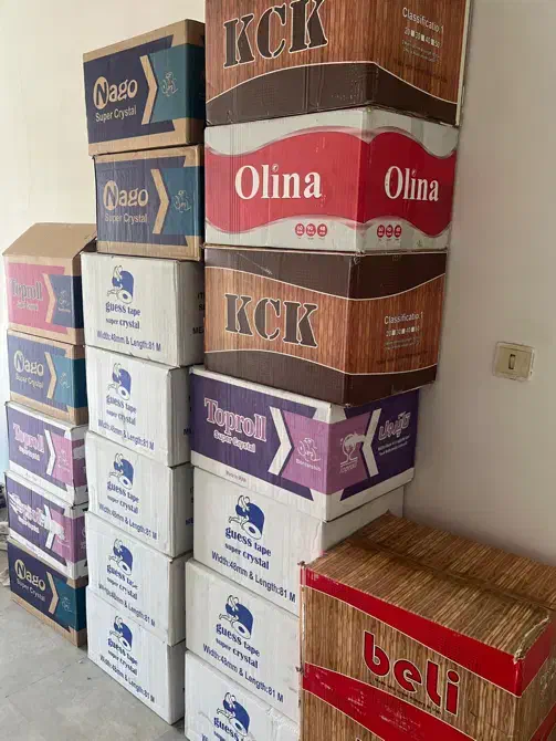 چسب نواری کریستال ۵ سانتی بسته بندی|عمده‌فروشی|تهران, شهرک شهرداری|دیوار