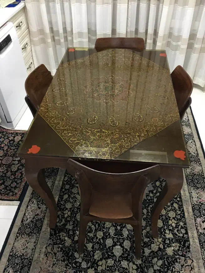 میز ناهار خوری ۴ نفره|میز و صندلی غذاخوری|تهران, جی|دیوار