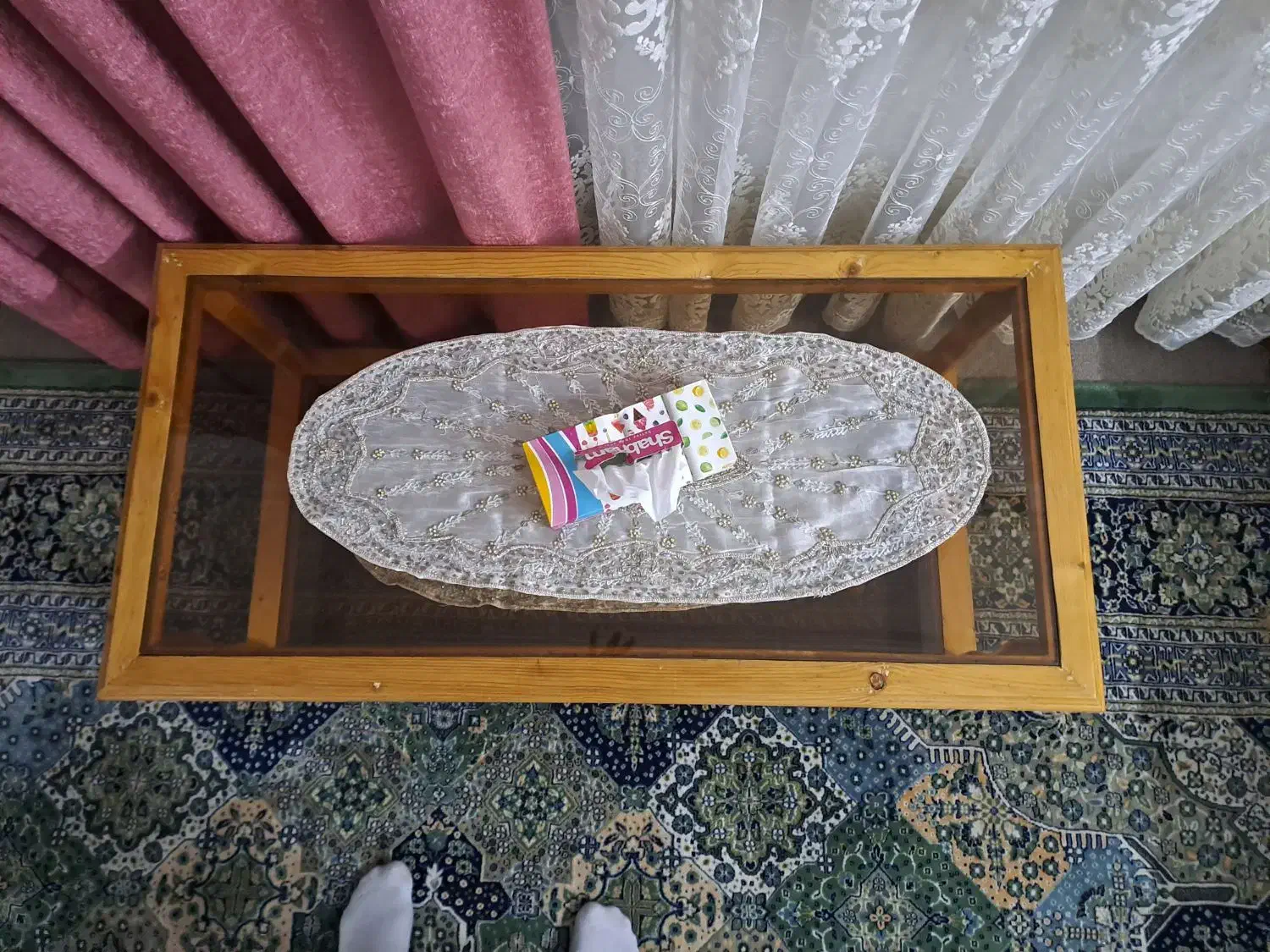 میز عسلی جلو مبلی و میز تلویزیون قدیمی|میز تلویزیون|بابل, |دیوار