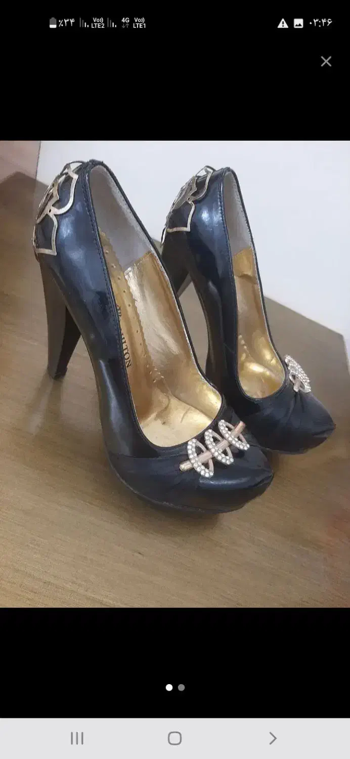 گفش پاشنه بلند کم استفاده شده|کیف، کفش، کمربند|تهران, هلال احمر|دیوار