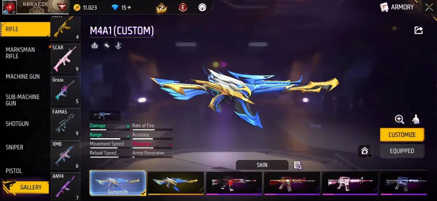 اکانت فری فایر گاد|کنسول، بازی ویدئویی و آنلاین|قوچان, |دیوار