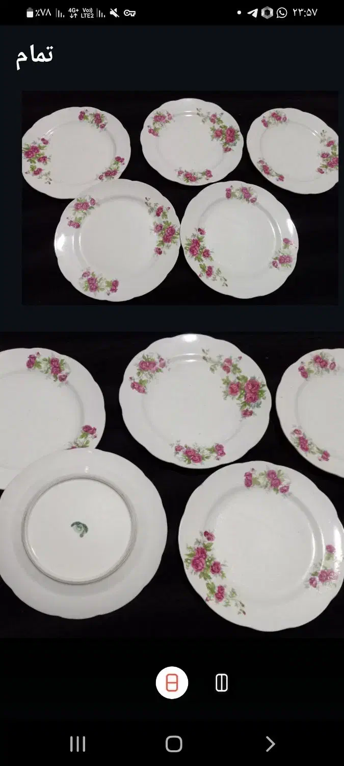 بشقاب تخت|ظروف سرو و پذیرایی|رشت, جماران|دیوار