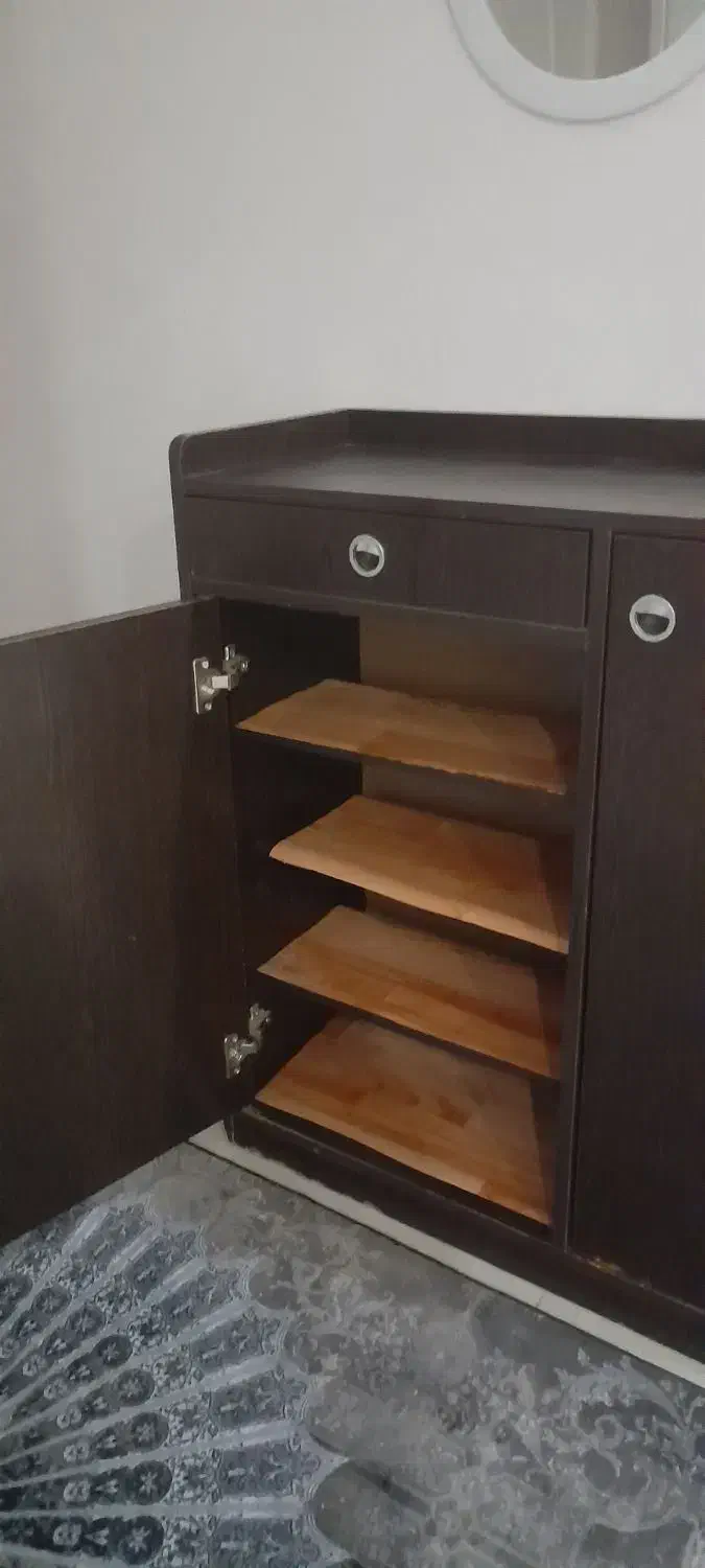 جاکفشی ام دی اف قهوه ایی تیره|جاکفشی، کمد، دراور|ری, سیزده آبان|دیوار