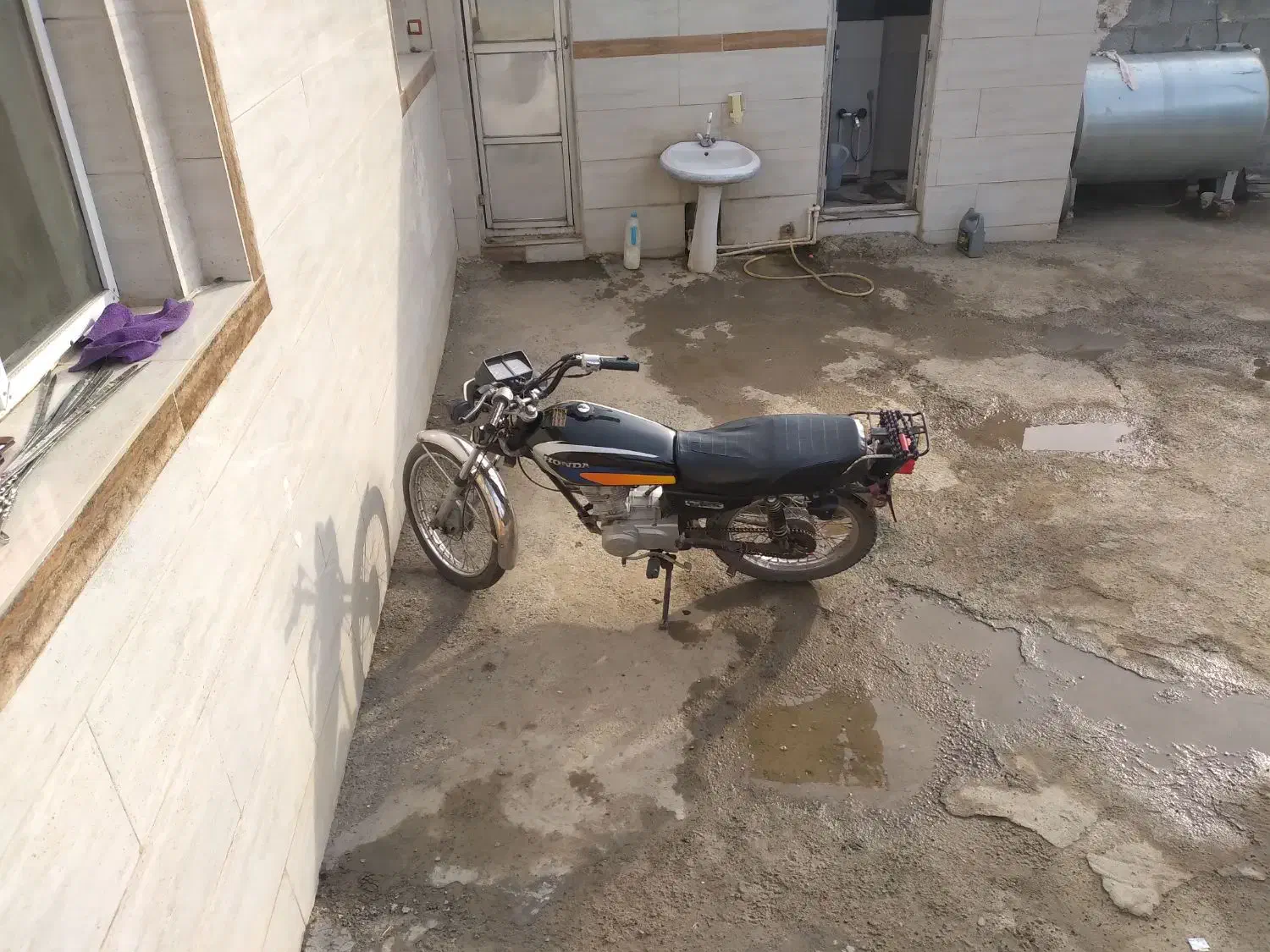 موتور ۱۲۵ هوندا مزاییده|موتورسیکلت|پارس‌آباد, |دیوار