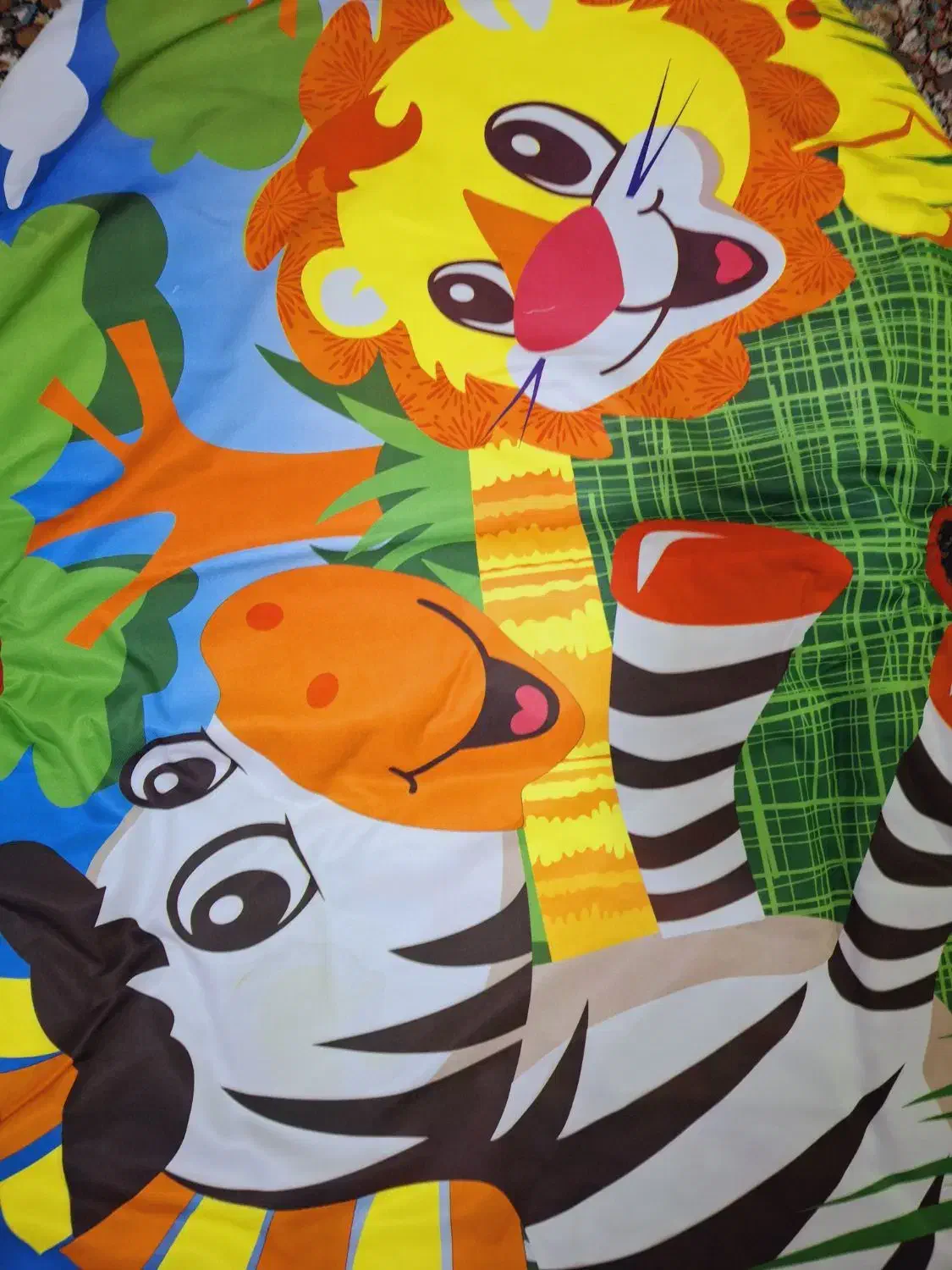 تشک بازی نوزاد طرح شیر و گورخر|تشک تختخواب|نورآباد, |دیوار