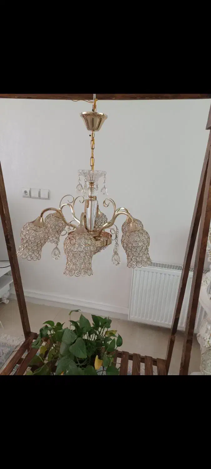 لوستر فلزی|لوستر و چراغ آویز|قم, زنبیل آباد|دیوار