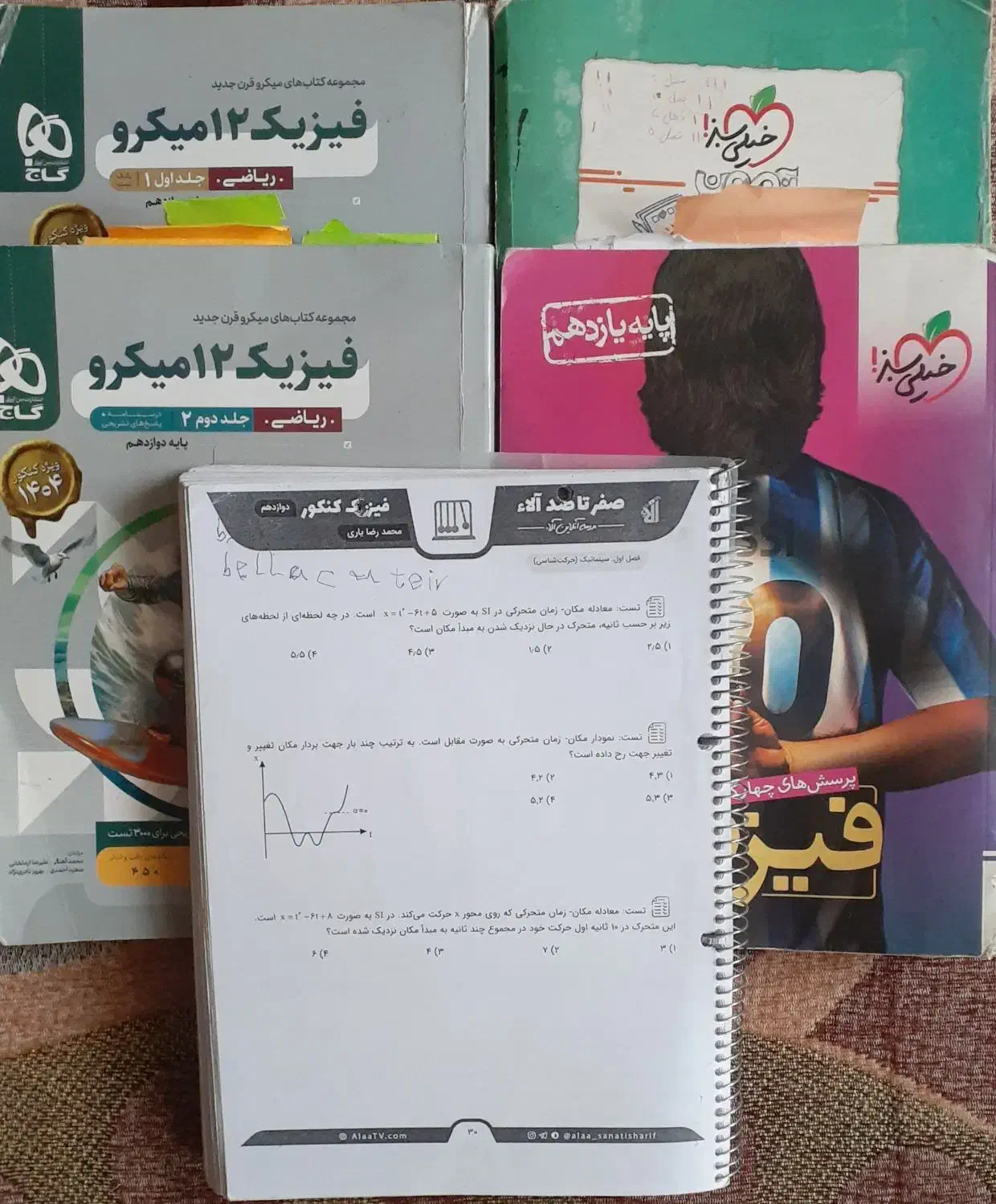 جزوه ، درسنامه و تست های جامع رشته ریاضی و فیزیک|کتاب و مجله آموزشی|داران, |دیوار