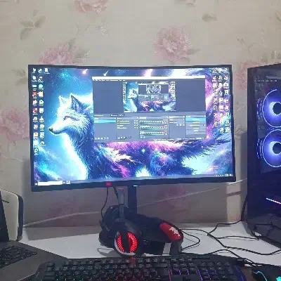 مانیتور ایسر در حد نو|قطعات و لوازم جانبی رایانه|اصفهان, ملکشهر|دیوار