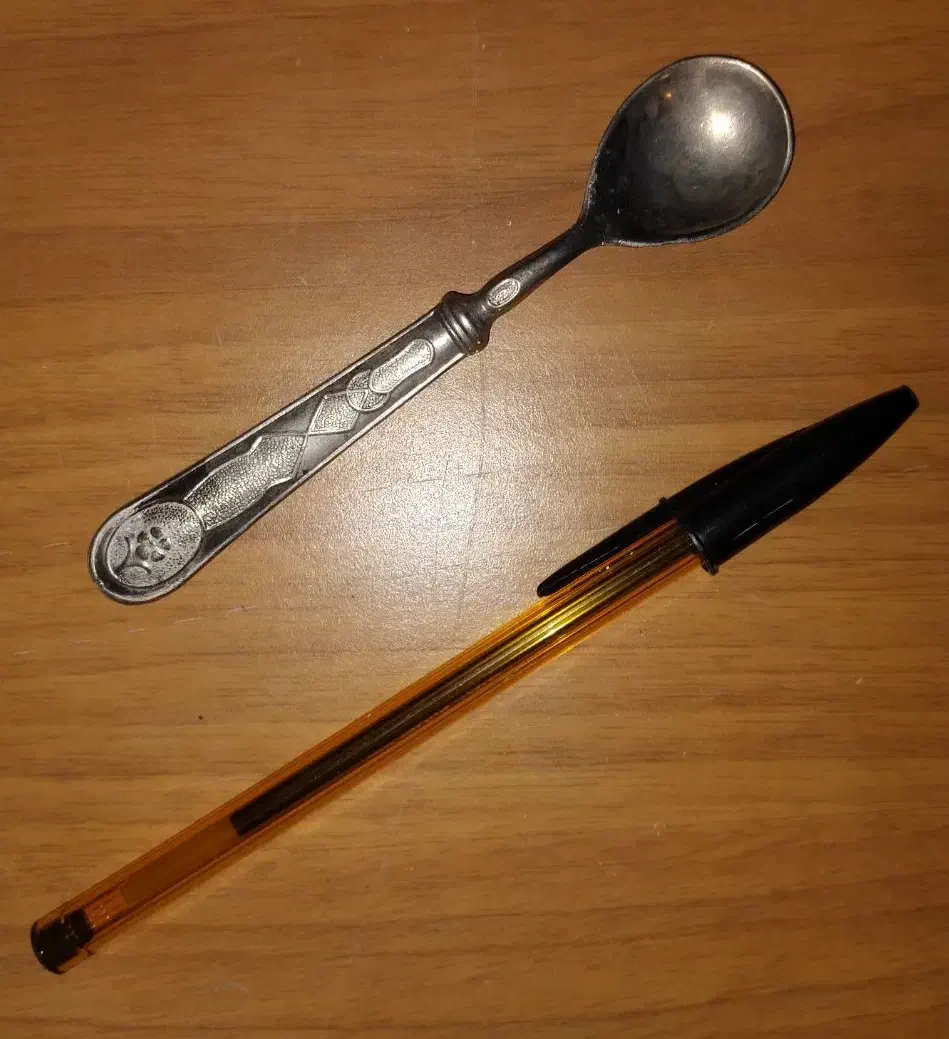 قاشق قدیمی نقره ایتالیا|کلکسیون اشیاء عتیقه|کرج, شهرک بنفشه|دیوار