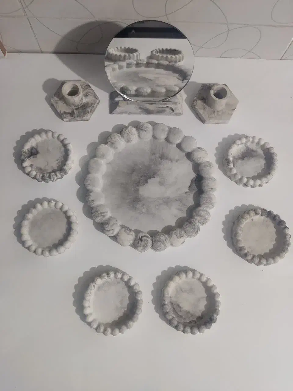 سنگ مصنوعی|ظروف سرو و پذیرایی|اردکان, |دیوار