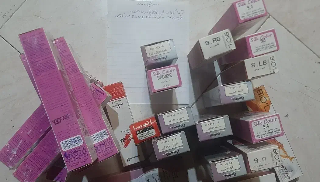 تعدادی رنگ مو|آرایشی، بهداشتی، درمانی|قزوین, |دیوار