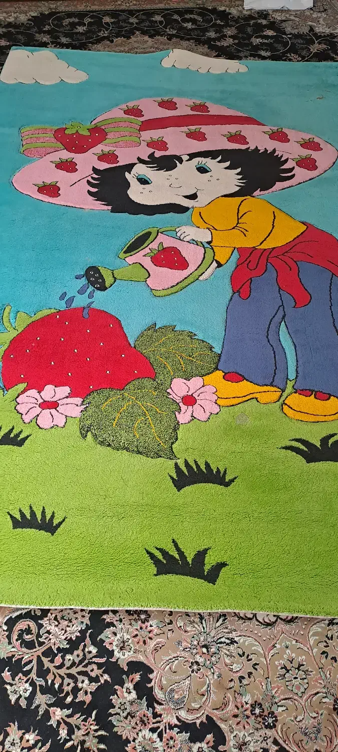 قالی اتاق کودک|گلیم، جاجیم، گبه|شیراز, آبیاری|دیوار