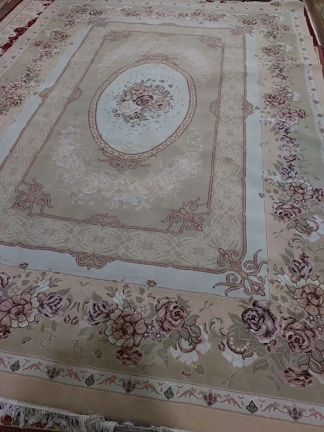 جفت قالی۹متری۷۰۰شانه تراکم۲۵۵۰تمام نخ|فرش|اهواز, شهرک رزمندگان|دیوار