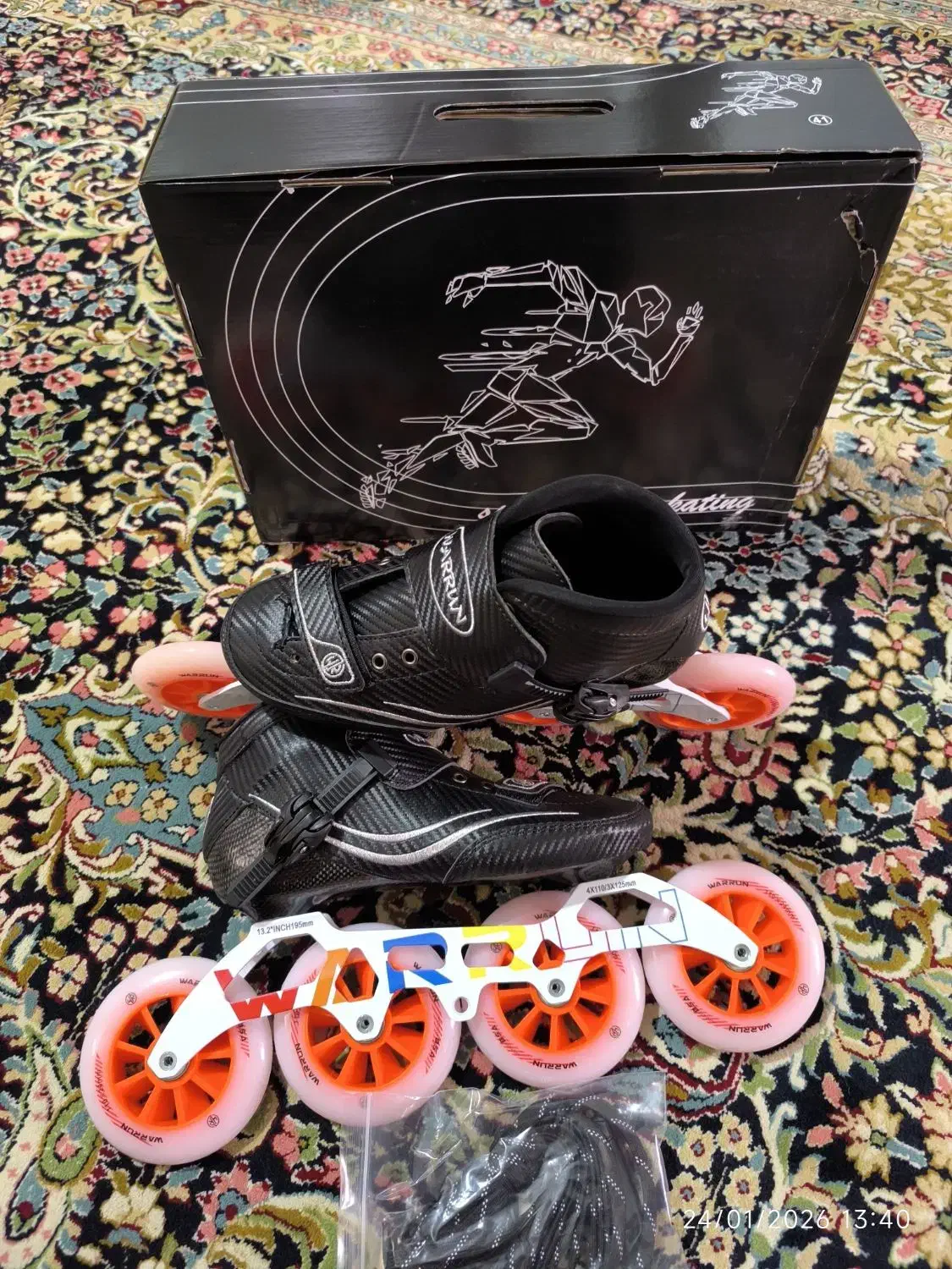 اسکیت سرعت سایز ۴۱|دوچرخه، اسکیت، اسکوتر|خرم‌آباد, |دیوار