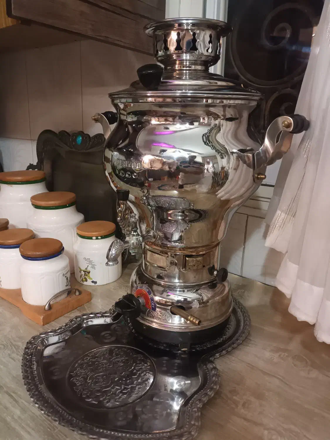 سماور گازی سالم|سماور، چای‌ساز، قهوه‌ساز|مبارکه, |دیوار