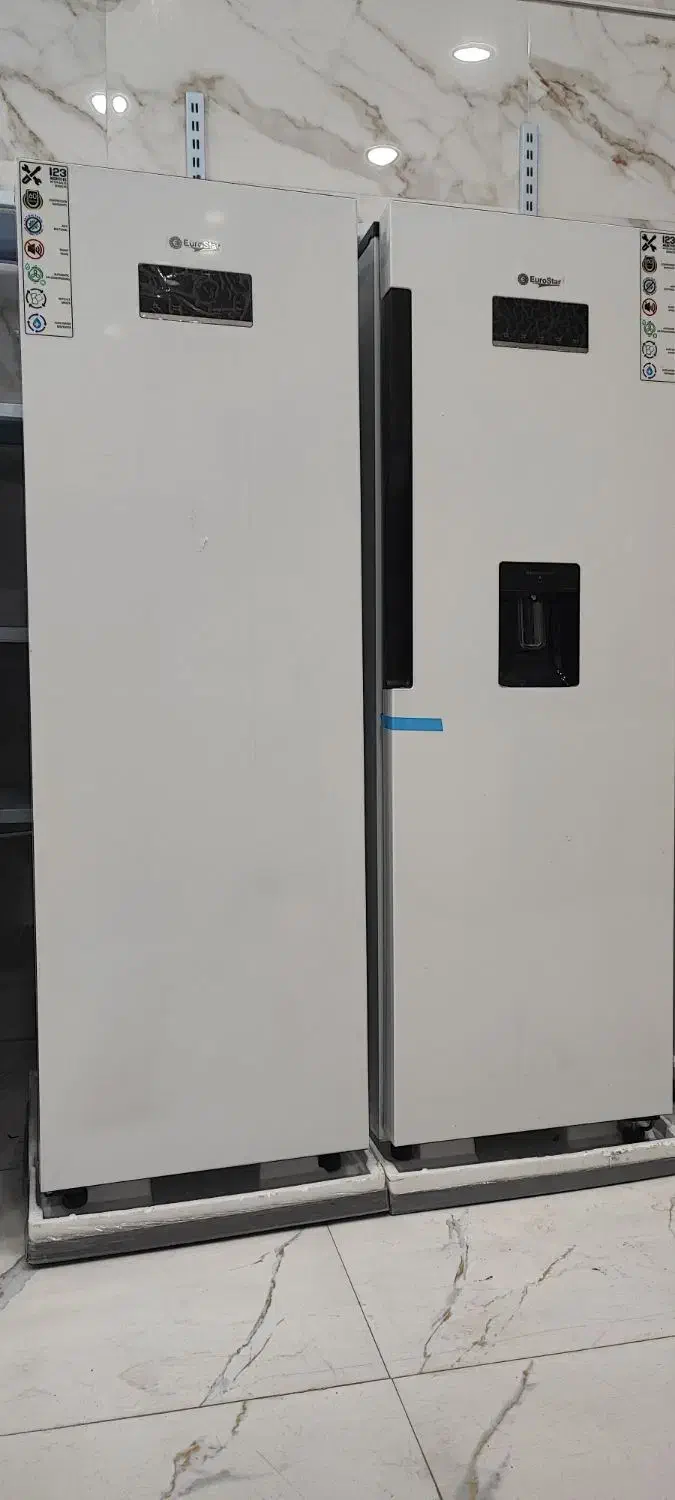 یخچال دوقولو یورواستار اقساط 24 ماهه با کد ملی|یخچال و فریزر|خرم‌آباد, |دیوار