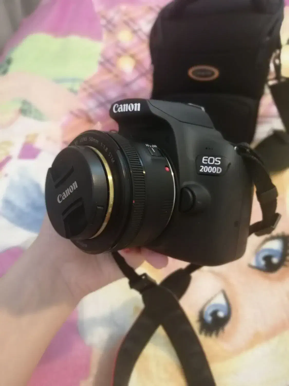 دوربین کنون Eos 2000 با لنز پرتره 50mm|دوربین عکاسی و فیلمبرداری|شیراز, غدیر جنوبی|دیوار