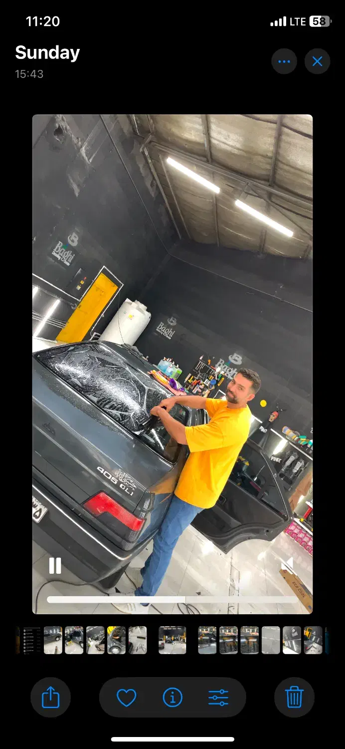 نصب شیشه دودی سیار (درمحل) آموزش شیشه دودی کامل|خدمات موتور و ماشین|تبریز, |دیوار