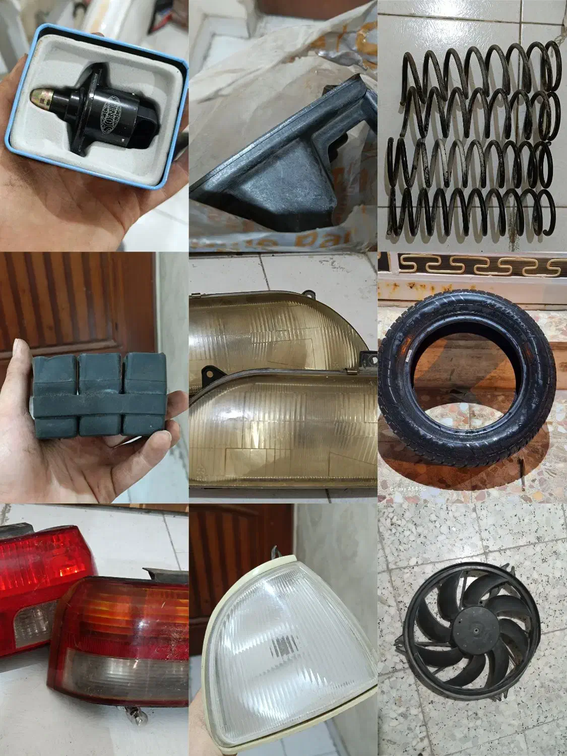 مقداری وسیله پراید نو و کارکرده. یک عدد فن ۲۰۶|قطعات یدکی و لوازم جانبی|اهواز, زیباشهر|دیوار