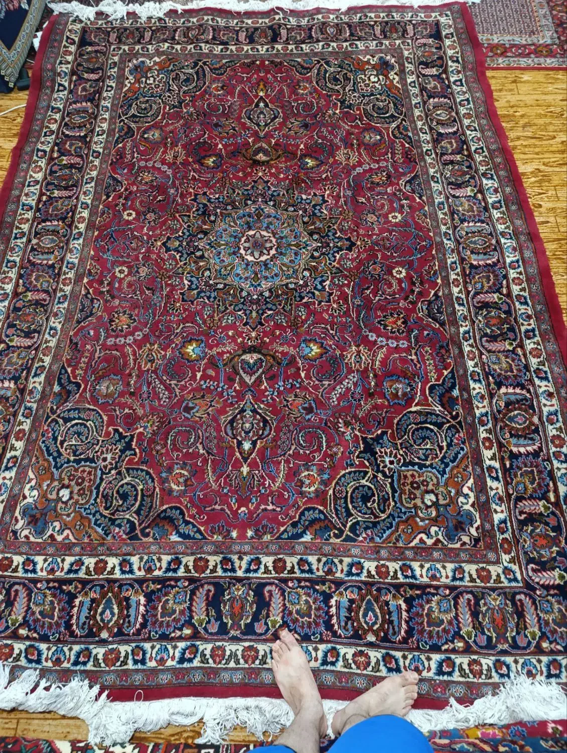 فرش دستبافت ۹ متری مشهد بسیار گوشتدار|فرش|تهران, بوستان ولایت|دیوار