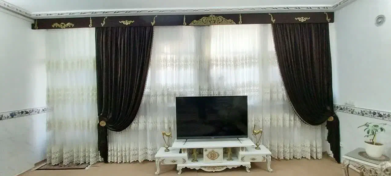 پرده پذیرایی ۶متری|پرده، رانر، رومیزی|اراک, |دیوار