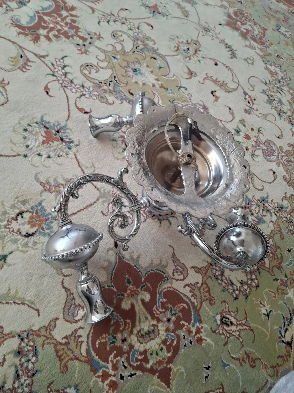 لوستر silver|لوستر و چراغ آویز|مراغه, |دیوار