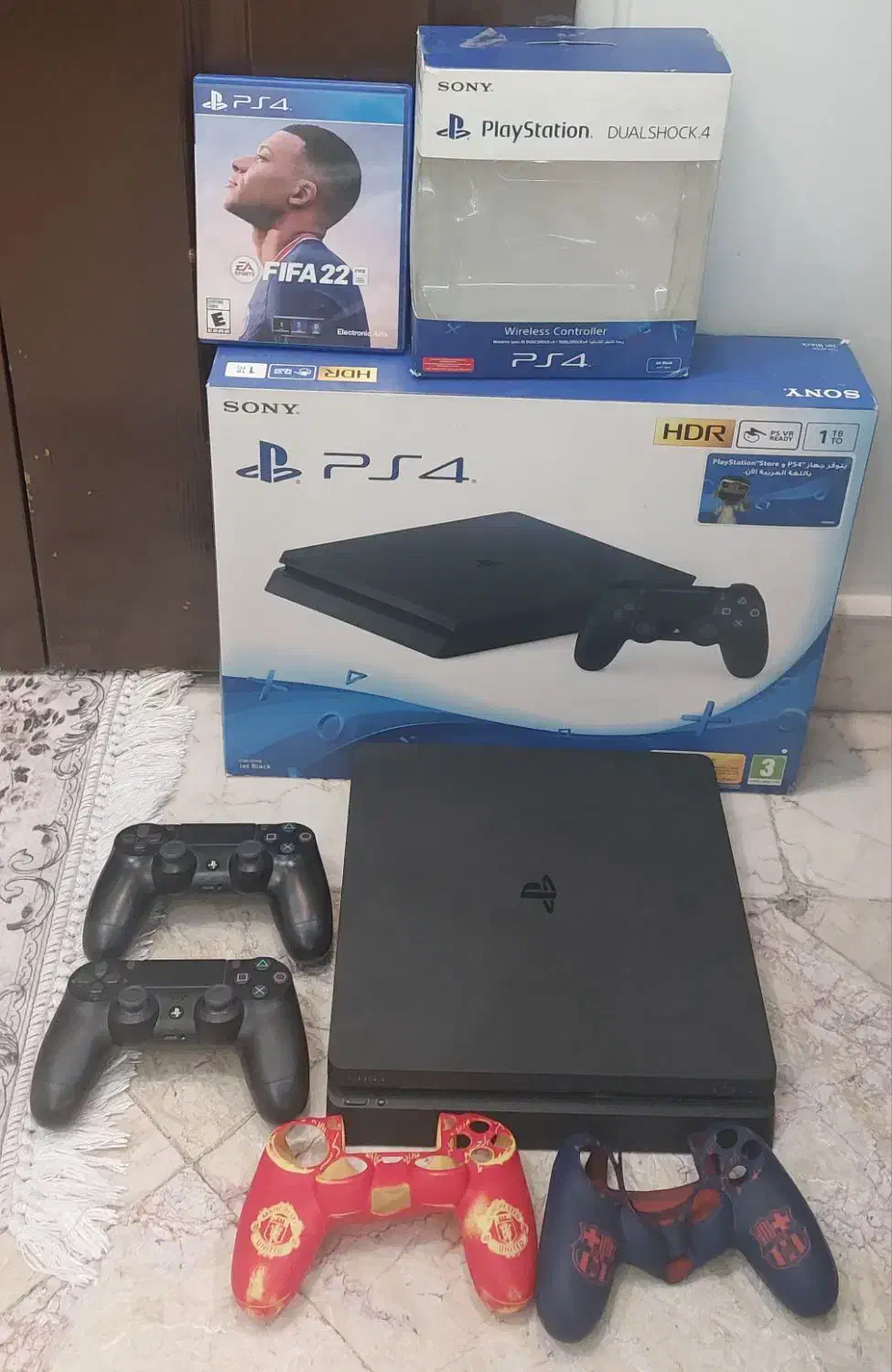 ۲PS4 Slim 1TB درحد نو ۲دسته دارای ۱۶ بازی کپی خوری|کنسول، بازی ویدئویی و آنلاین|تهران, قاسمآباد|دیوار