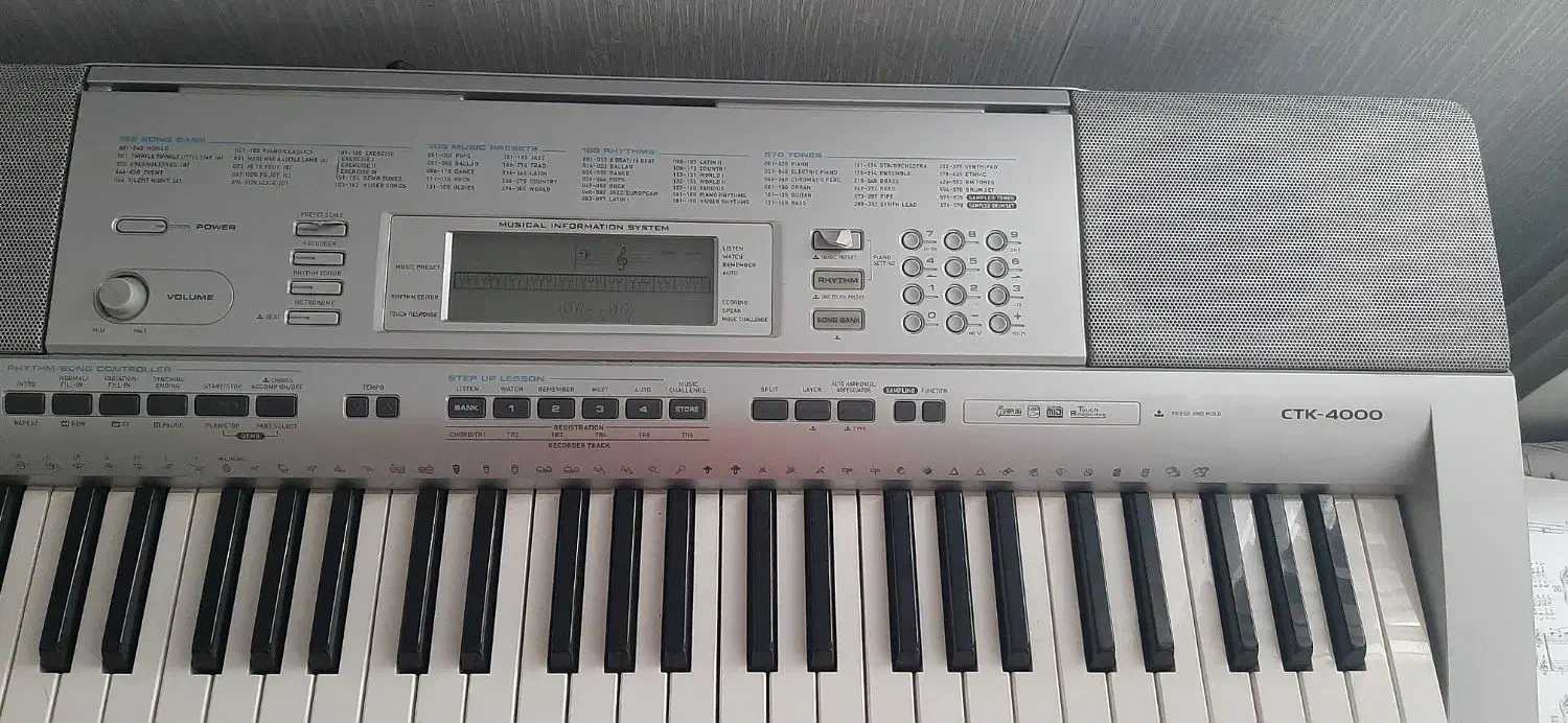 پیانو casio CTK- 4000|پیانو، کیبورد، آکاردئون|اراک, |دیوار